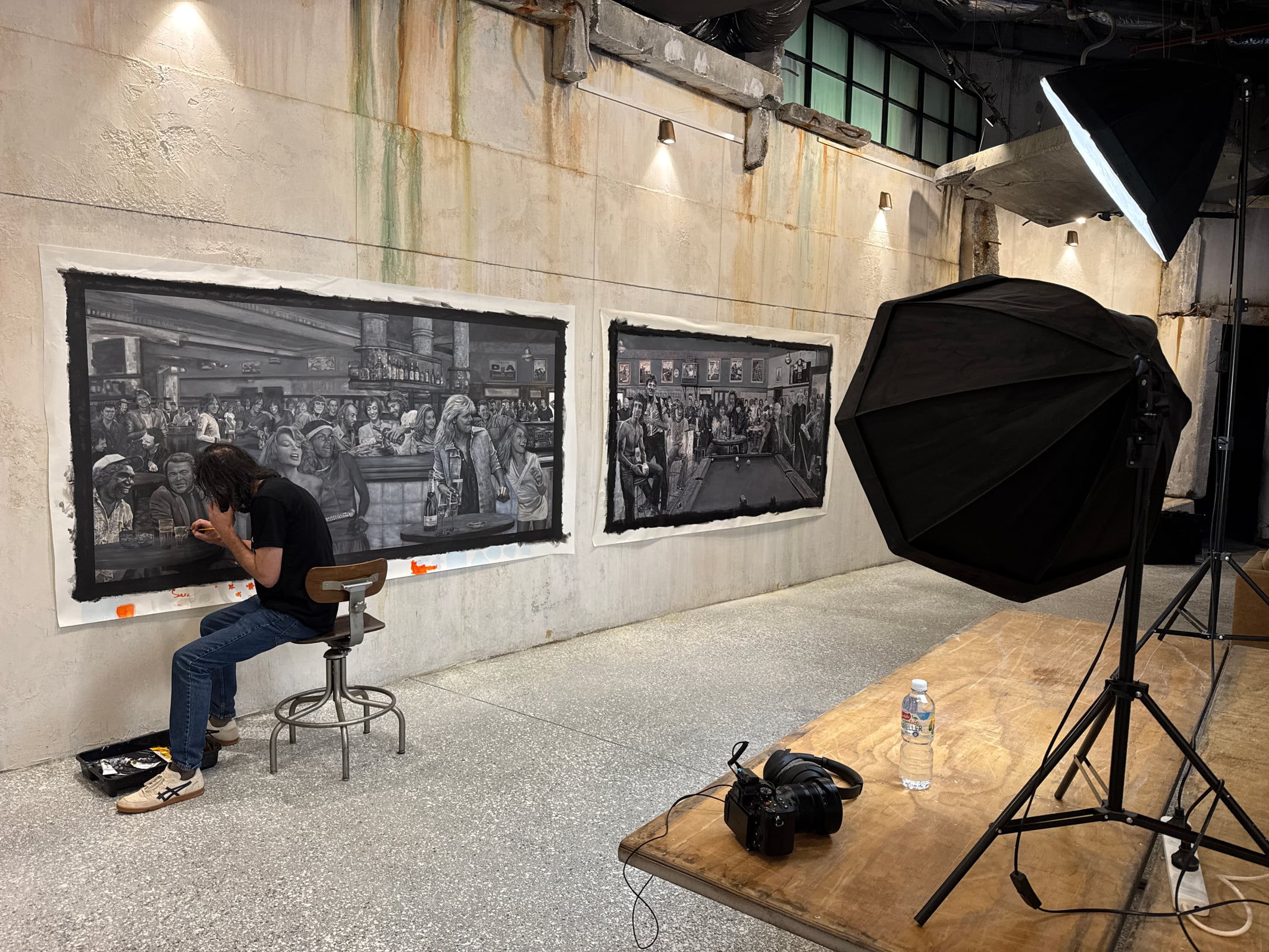 Behind the scenes of filming Dean Turner at work on the Gold Coast